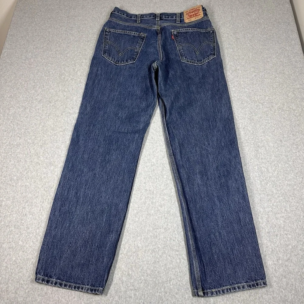 Levi's 550 Relaxed Fit Denim‎ Jeans Men's Blue 33x32(32x32) Medium Wash Y2K